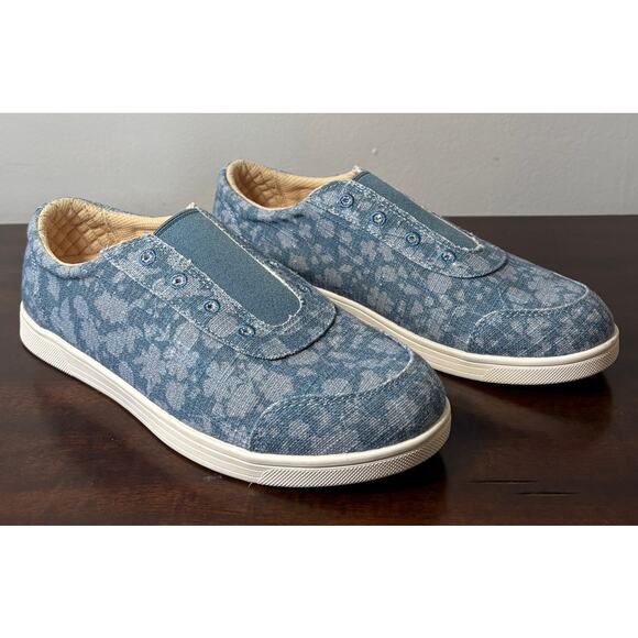 Revitalign Orthotic Canvas Slip-Ons - Santa Margarita Bloom Size 7.5 - Picture 1 of 8